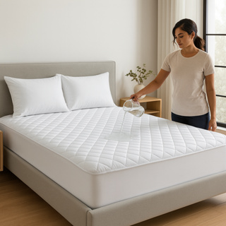 [COMPRÁ 1, LLEVÁ 3] Hydra Soft™ Juego de Cama Impermeable Premium – Sábana Ajustable + 2 Fundas