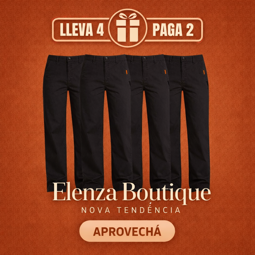 [Promo Llevá 4, Pagá 2] Pantalón Silk Fit™ en Algodón Premium, Suave y Liviano