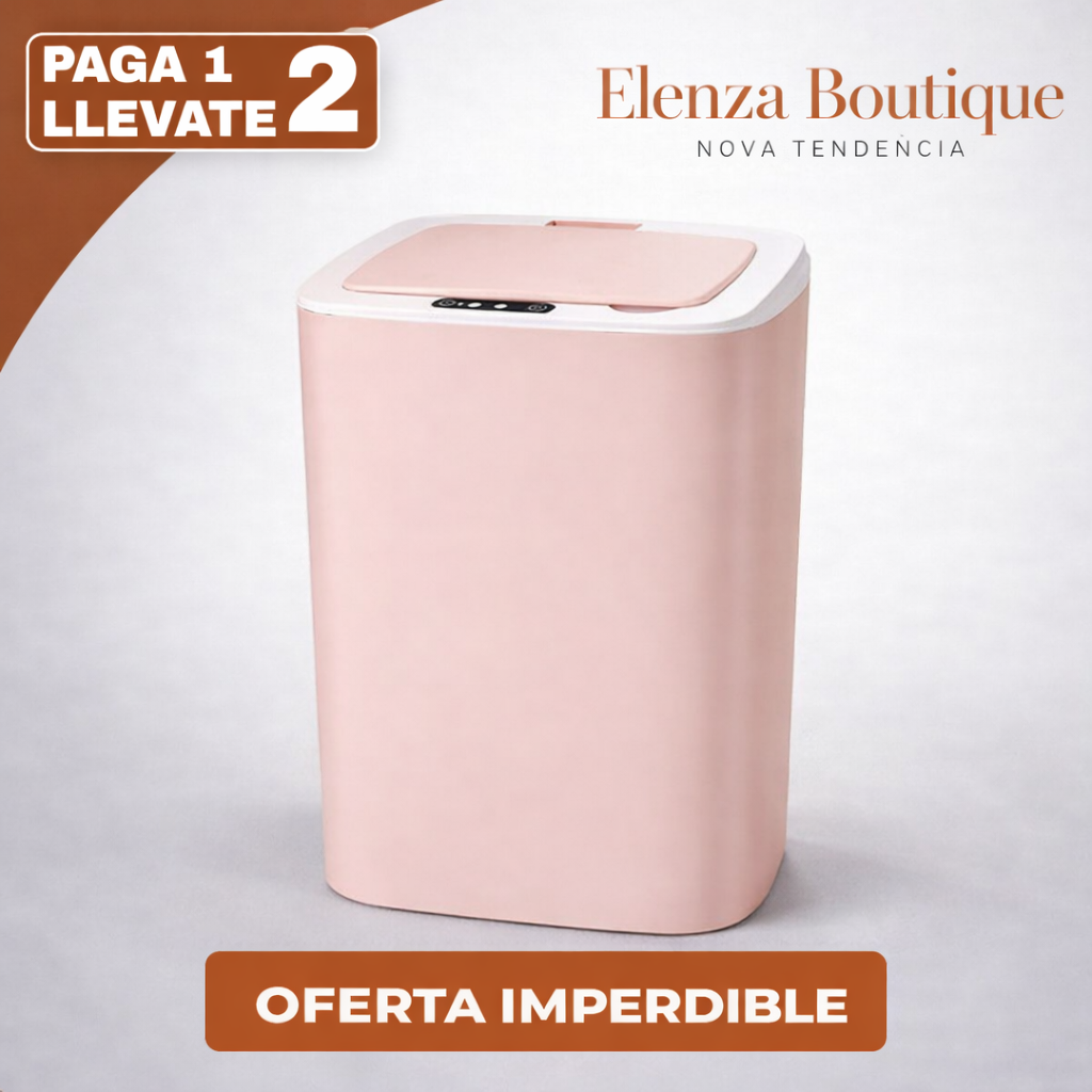 Promo 2x1 | Cesto de Basura Smart Waste™ con Sensor Inteligente y Tapa Antiodor