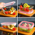 ¡Sólo Por Hoy | Kit 15 Frascos Herméticos de Vidrio + 10 Vasos de Vidrio Aruba de Regalo